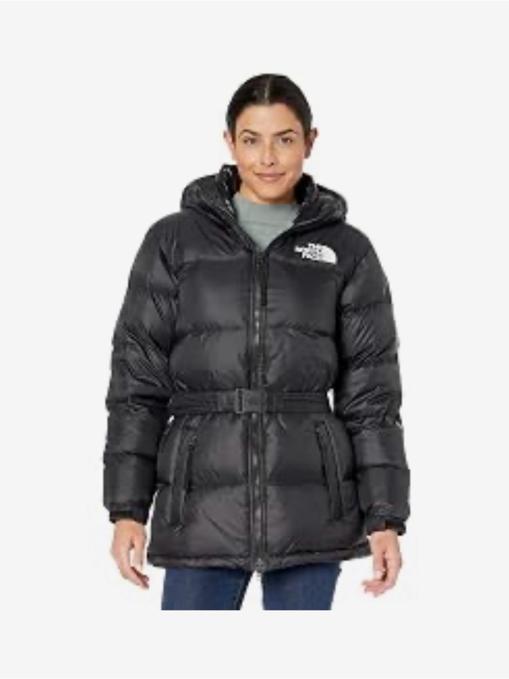 The North Face Women’s Nuptse Belted Mid 700 Fill Down Jacket Worn 2X, Size XL